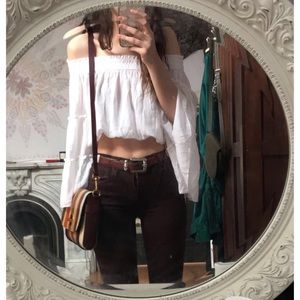 Wine-red Citizens of Humanity High-Rise Skinnies